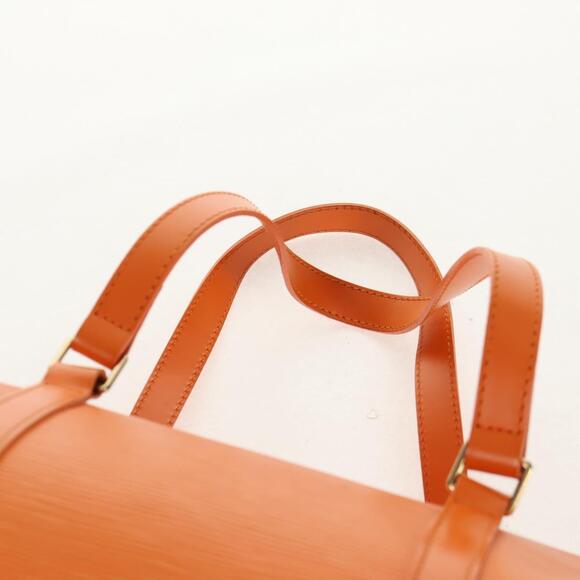 LOUIS VUITTON Epi Soufflot Hand Bag Orange Mandarin M5222H LV Auth 160837V